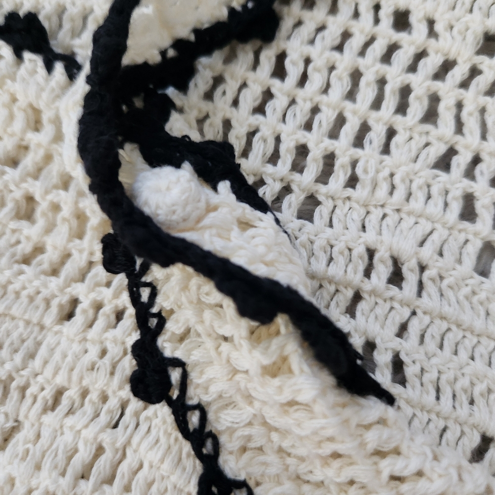 Free People Bali Heydayz Crochet Skirt‎ In Ivory White Women's Size Large - Picture 12 of 15